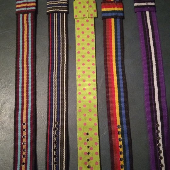 Multicolored Wrist and Watch Bands ( 5 pack set) - Picture 3 of 5